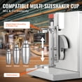 thumbnail image 3 of KFFKFF Milk Tea Mixer, 120W Professional Shake Machine, Single Head Beverage Blender, 0-180s Timer, Includes 750 ml Metal Cup, Ideal for Milk Tea Shops, 3 of 9