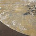 thumbnail image 5 of Nourison Twilight 96" Round Wool Indoor Rug in Navy Blue/Gold, 5 of 7