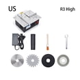 thumbnail image 2 of ZheElen Mini Table Saw 96W Electric Good Accuracy Slicer Small Slicing Tool Multifunctional Woodworking Lathe with Accessories R3/High end US Plug, 2 of 6