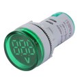 thumbnail image 1 of Miniature Voltage Meter Ac Voltage Panel Meter Plastic Led Voltmeter  Light Digital Display Dc Voltage Meter Indicator Round Lamp TesterYellow, 1 of 8