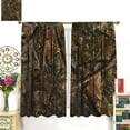 thumbnail image 4 of Camouflage Curtains Camo Camouflage Green Militarily Abstract Art Curtain with Rod Pocket for Living Room Apartment Home Decor Drapes Window Treatments 2 Panels Set 42x84 Inch, 4 of 4