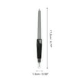 thumbnail image 4 of Unique Bargains Durable Two-in-one Nail Files 6 Pcs Black, 4 of 6