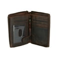 thumbnail image 2 of CTM  Hunter Leather Zip-Around Bifold Chain Wallet (Men), 2 of 3