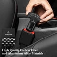 thumbnail image 3 of Riverwind 2 Pack Car Seat Belt Clip Buckle for Tesla Model 3 2020 Car Trim Accessories, 3 of 5