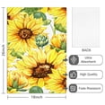 thumbnail image 2 of 2 Pcs Funny Kitchen Towels,White Sunflower Bud Pattern Microfiber Dish Towels,Kitchen Tea Towels,Kitchen Towel Set (18" X 26"), 2 of 7