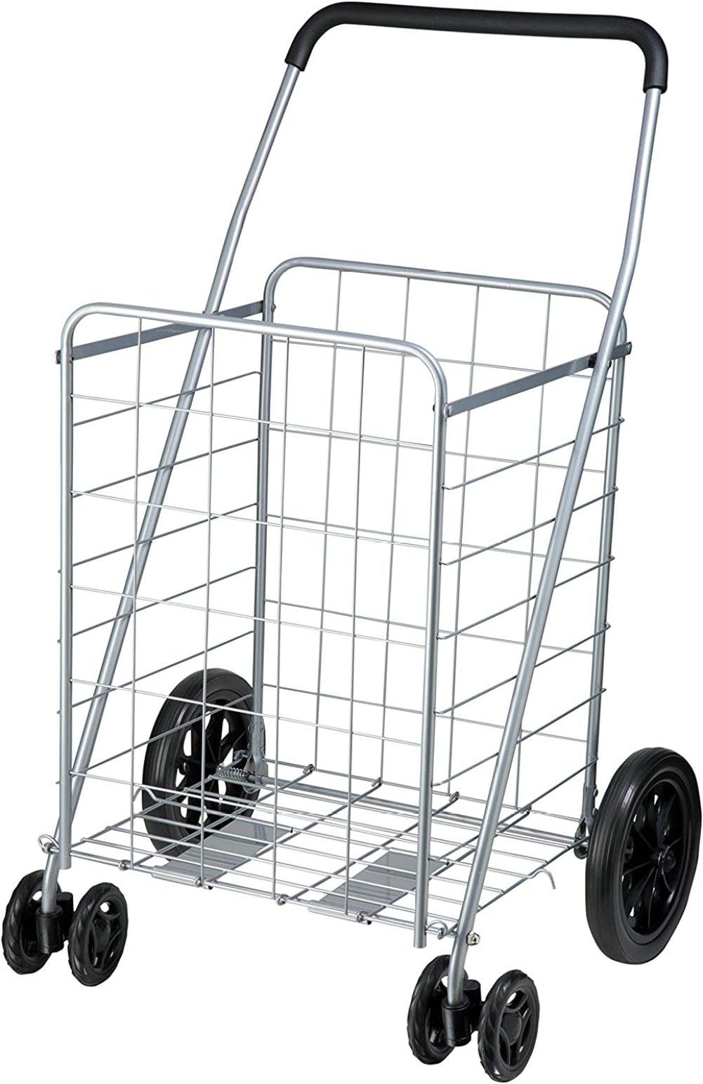 4 Wheel Folding Utility Cart CRT01640,Silver