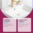 thumbnail image 4 of Bathroom Foam Cleaner Spray for Glass Doors, Bathtubs, Tiles, Sinks and Faucets, Clinging Foam for Soap Scum, Limescale and Grime, Streak-Free Bathroom Cleaning, 4 of 6