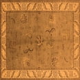 thumbnail image 1 of Ahgly Company Indoor Square Oriental Orange Traditional Area Rugs, 5' Square, 1 of 4