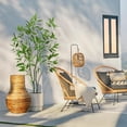 thumbnail image 3 of 6 ft Artificial Eucalyptus Tree in Pot,Realistic Olive Tree with Slender Leaves&Natural Branch for Indoor Home Office Decor,Faux Olive Tree for Living Room,Bedroom, 3 of 10