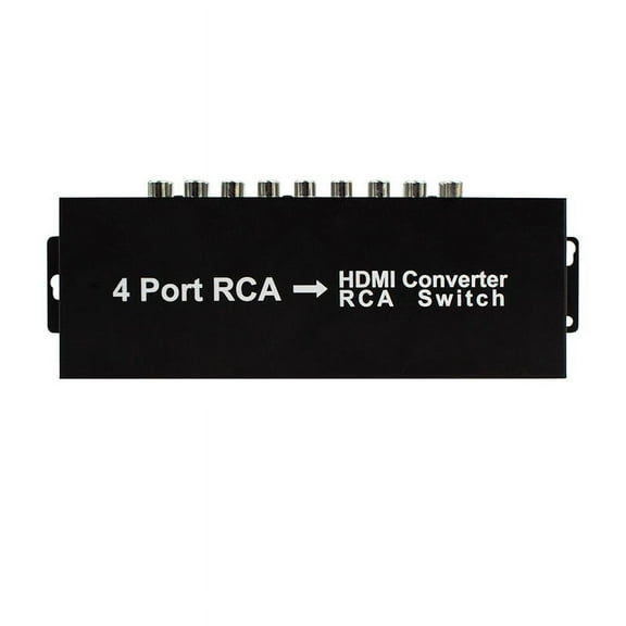 KIPLINK 4-in-3 RCA to HDMI Converter with Desktop Controller