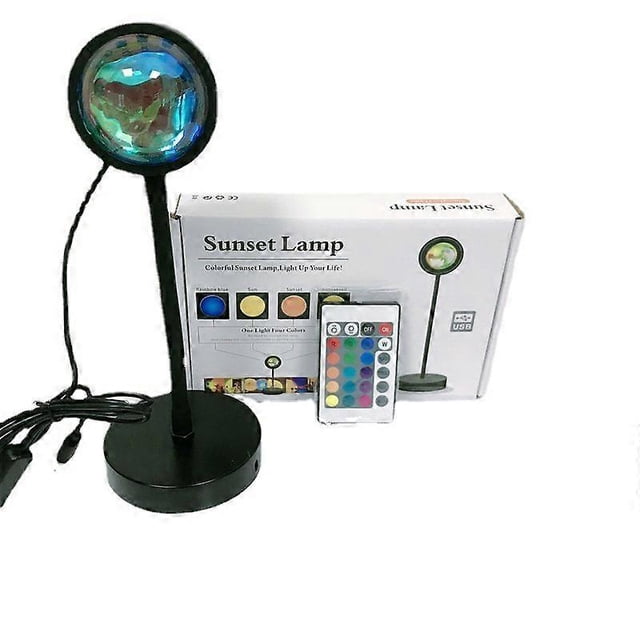 Sunset projection lamp, sunset lamp, floor-standing creative LED projection lamp, light luxury ins style atmosphere lamp