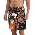 thumbnail image 5 of Haikyu!! Volleyball Men's Beach Shorts Swim Trunks Casual Quick Dry Board Shorts Swimwear Pants with Mesh Lined and Pockets, 5 of 8