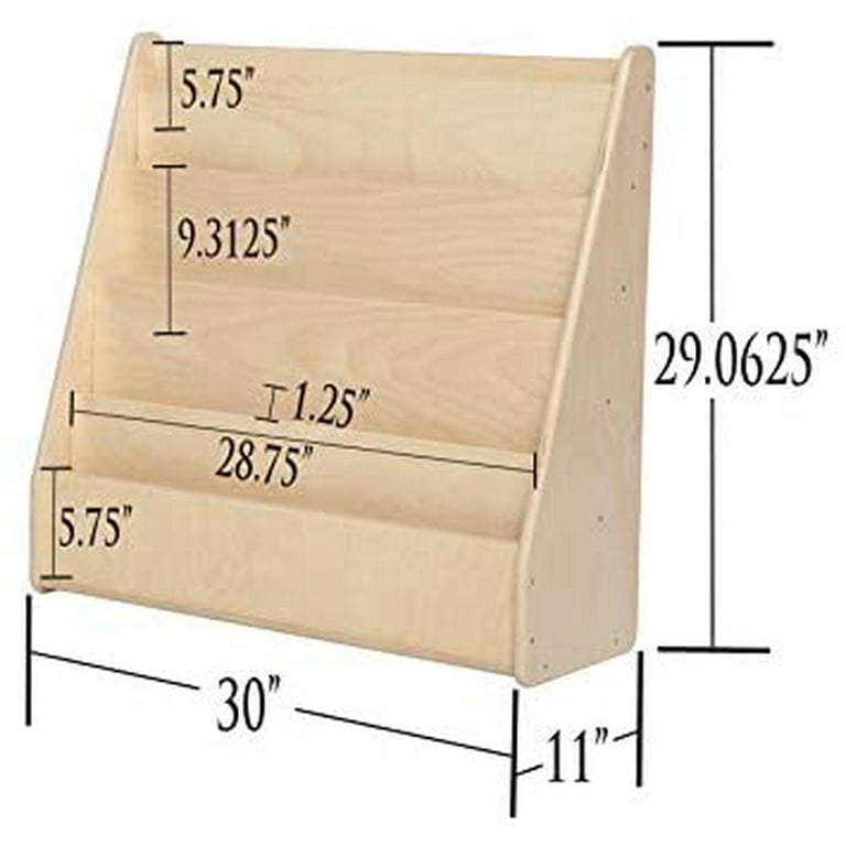 Wood Designs Contender Series Single Sided Book Display - C34330F, Storage  Units and Fold-n-Locks