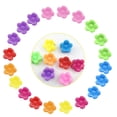 thumbnail image 2 of Mini Plastic Hair Clips, 20 Pieces, Sunflower Design, Random Color Mix: 20 Pieces Per Pack， Assorted Color Mini Jaw Clip Hairpin Accessories Women, Girls, Kids, Baby, Random, 2 of 7