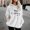 A20 White, variant on Fleece Pullover Women Hoodies Thermal Lightweight Graphic Sweatshirts Soft Comfy Oversized Pajamas Fuzzy Teddy Bear Sweaters Long Sleeve Crew Neck Cold Weather Tosp Fall Winter Clothes with Pockets