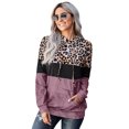 thumbnail image 4 of POGLIP Sweat à Capuche Tie-Dye Léopard Rose pour Femmes, 4 of 6