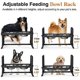 thumbnail image 5 of Cuencos ajustables para perros y gatos, cuencos elevados de acero inoxidable con 2 cuencos para perros pequeños y medianos Feliz Sencillez, 5 of 5