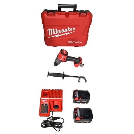 Milwaukee 2903-22 M18 FUEL 18V Lithium-Ion Brushless Cordless 1/2 in. Drill/Driver Kit