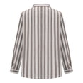 thumbnail image 4 of White Flowy Button Up Shirt Women Gauze Shirt Pink Linen Shirt Women Cute Dress Shirts For Women Oversized Linen oversized button down shirt, 4 of 6