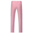 thumbnail image 5 of Mens 2-Piece Solid Color Wedding Slim Fit Suit Jacket&Pants, 5 of 5