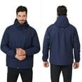 thumbnail image 4 of CAMEL CROWN Men’s Ski Jacket with Inner Fleece 3 in 1 Waterproof Winter Jacket, 4 of 7