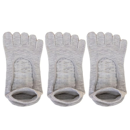 

Socks 3 Pairs Of Women s Summer Solid Color Sports Pupila Anti Slip And Odor Heel Five Finger Socks