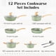 thumbnail image 5 of Juego de utensilios de cocina DishDelight Induction Antiadherente de granito, 12 piezas, 5 of 9