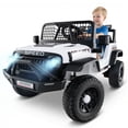 thumbnail image 1 of OLAKIDS 24V Ride on Car with Remote Control, Bluetooth, LED Lights, Horn, Spring Suspension, High/Low Speeds, Soft Start for Kids Aged 3+, 1 of 9