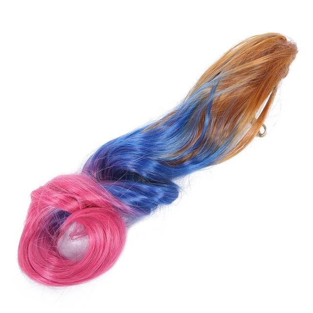 Sonew Queue de Cheval Bouclée, Clip, Femmes Queue de Cheval Postiche 3 Couleur Femme pour Noël Utilisation Quotidienne Fêtes du Nouvel An