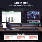 ZZA 49 Curved Gaming Monitor | 5120x1440 Dual QHD, 165Hz, 1500R, 32:9 Ultra-Wide, AMD FreeSync, 120% sRGB, Height Adjustable, HDMI 2.1 & DisplayPort 1.4, VESA Mount, Black