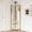 Gold+Marble White, variant on Luku Freestanding Corner Coat Rack with Shelves and Bench for Entryway