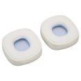 thumbnail image 4 of Almohadillas de repuesto para auriculares MAJOR III, espuma viscoelástica, de cuero proteico, color blanco, 4 of 14