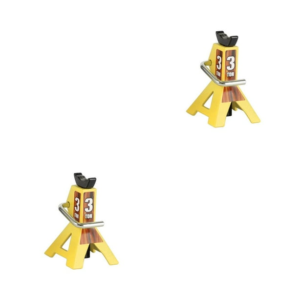 Vogacara Soporte de gato de Metal para coche todoterreno RC a escala 1:10, herramienta de reparación de altura ajustable portátil, reemplazo de Type2 NO2 Vogacara CBP186670