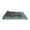 thumbnail image 2 of Ahgly Company Indoor Rectangle Oriental Light Blue Traditional Area Rugs, 2' x 5', 2 of 4