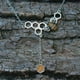 thumbnail image 4 of Collar para mujer, joyería para mujer, joyería para mujer, collar de cristal con forma de panal de abeja, joyería para mujer, regalo, collar de moda, 4 of 4