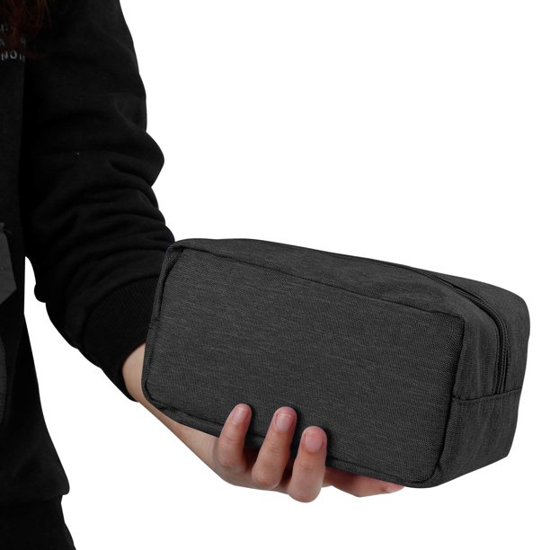 Bolsa de maquillaje E-Tree Medium Travel Monedero Cosmético de Lona Negra