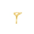 thumbnail image 5 of Floreo 10k Yellow Gold 15mm Heart Shape Letters A-Z Personalized Initial Ring Size 4-9, 5 of 5