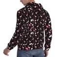 thumbnail image 3 of Hoodies for Men - PinkFeather Bird Long Sleeve Comfrt Men'S Fashion Hoodies & Sweatshirts, Sweatshirts for Men Hoodies Pullover Clothing Clothes with Pouch, 3 of 7