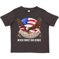 thumbnail image 3 of Inktastic Memorial Day- Never Forget Our Heroes- Bald Eagle Boys or Girls Toddler T-Shirt, 3 of 5
