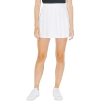 American Apparel Women's Gabardine Tennis Skirt, White, Small