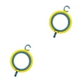 thumbnail image 4 of Monstrate Soporte para sombrero apilable Gorra de béisbol Organizador de almacenamiento Perchero Amarillo Amarillo 2piezas Monstrate CBP263187, 4 of 5