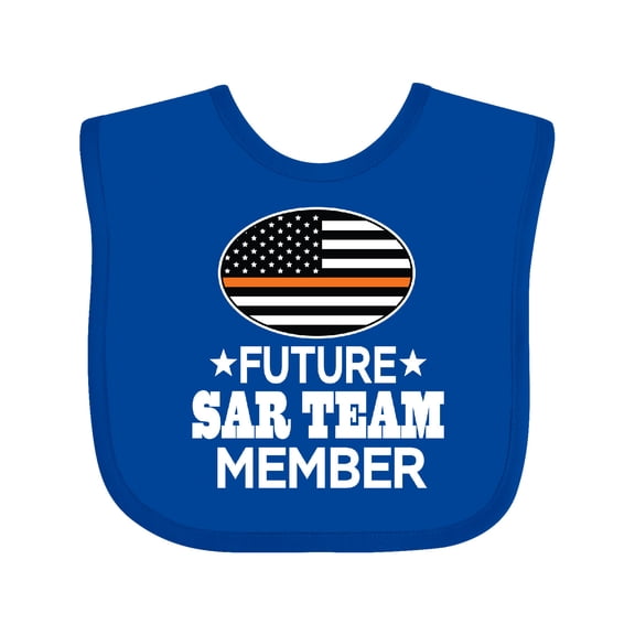Inktastic Future Sar Team Search and Rescue Member Boys or Girls Baby Bib
