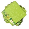 thumbnail image 2 of Carolines Treasures BB5135FC Fruits and Vegetables in Green Foam Coaster Set of 4 3 1/2 x 3 1/2 multicolor, 2 of 3