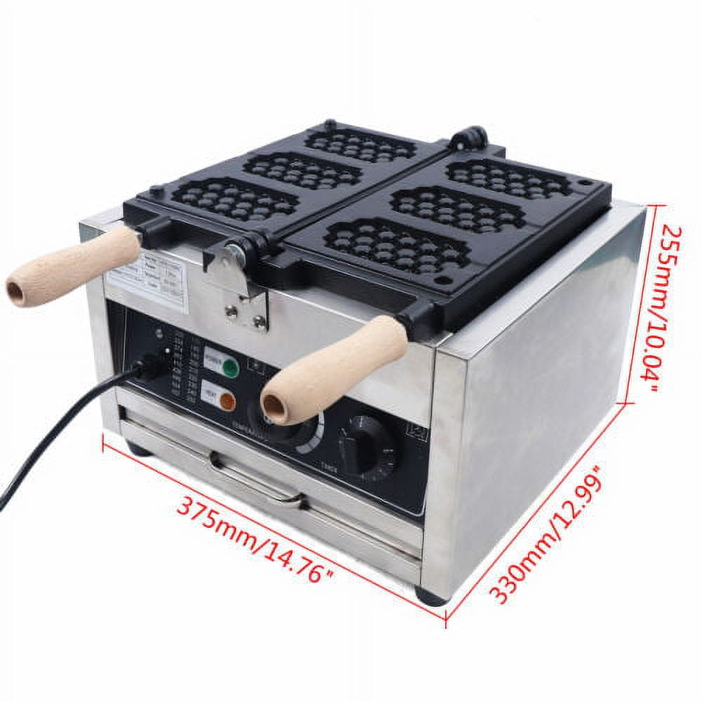 Honeycomb Waffle Maker Machine 1500W Commercial or Home Use Waffle Maker Baker