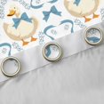 thumbnail image 4 of Homewish Ribbon Duck Child Black Out Curtains, Kawaii Cartoon Goose Curtains Pack of 2 (42x63 Each), Fairy Tale Princess Bowknot Bedroom Curtains, Black Out Curtains Decor, 4 of 6