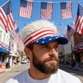 thumbnail image 6 of Patriotic American Flag Baseball Cap Red White Blue Star Stripe Hat for 4th of July Independence Day Party Favor Decor, 6 of 6