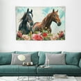thumbnail image 2 of Orinice Steed with Flower Tapestry Dorm Bedroom Living Room Party Ready to Hang 60x40 Inches, 2 of 7