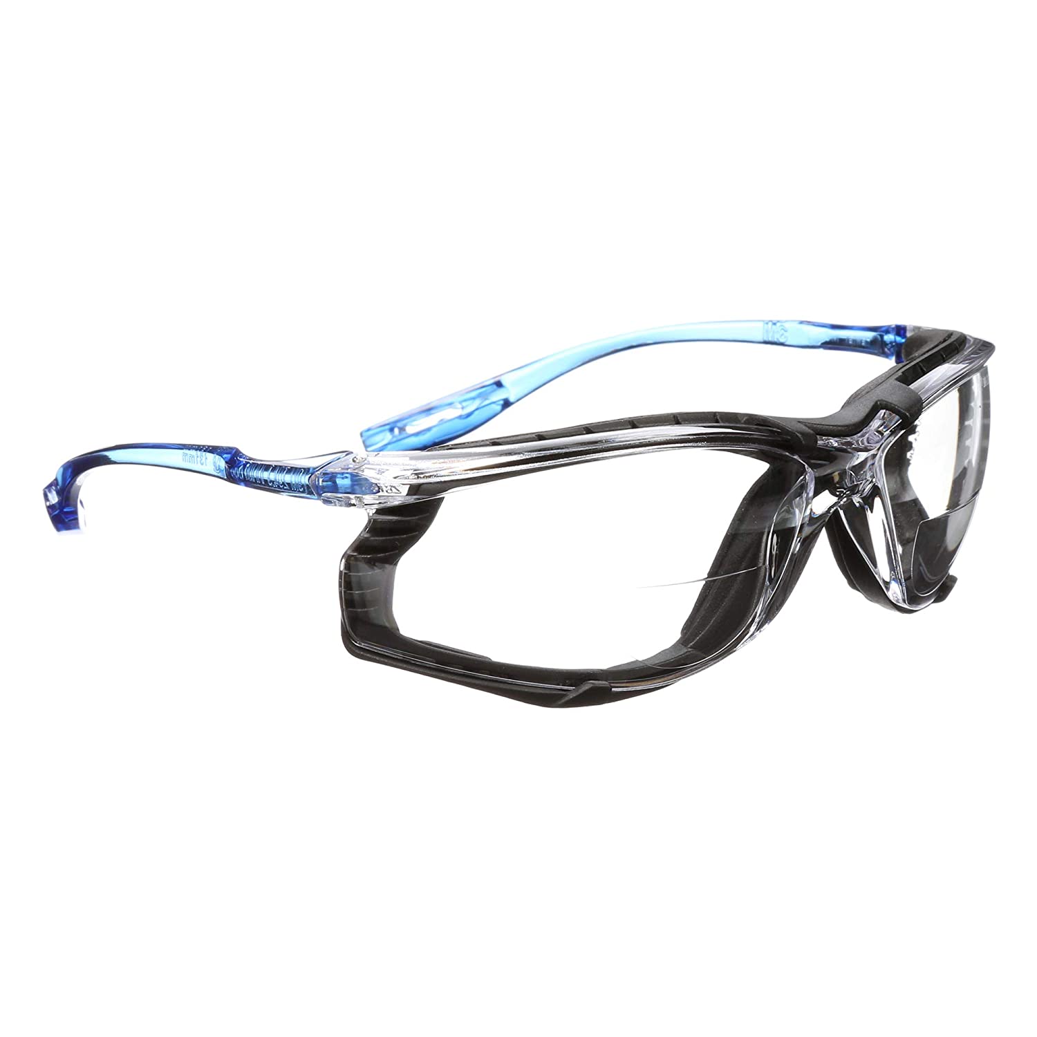 3M Virtua CCS Protective Eyewear with Foam Gasket, VC215AF Clear +2.0D Anti-Fog Lens,
