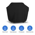 thumbnail image 2 of Covers & All BBQ Grill Cover, 18 Oz Heavy Duty Waterproof UV & Weather Resistant, Outdoor Cover with Air Vents & Drawstrings (58” Inches, Black), 2 of 7