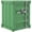 Green, variant on Wind Bedside Table, End Tables, Container Style Locker Wrought, Iron Bilayer Side Table, Metal Locker Nightstand with Combination Lock for Bedroom, Living Room, Office - Black